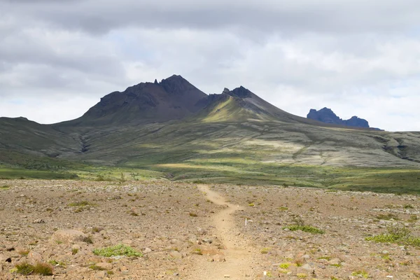 Krajobraz Parku Narodowego Skaftafell Islandia Panorama Islandii — Zdjęcie stockowe