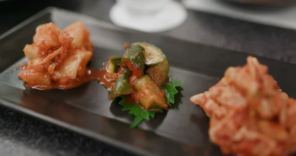Korean Kimchi Plate — Stock Photo, Image