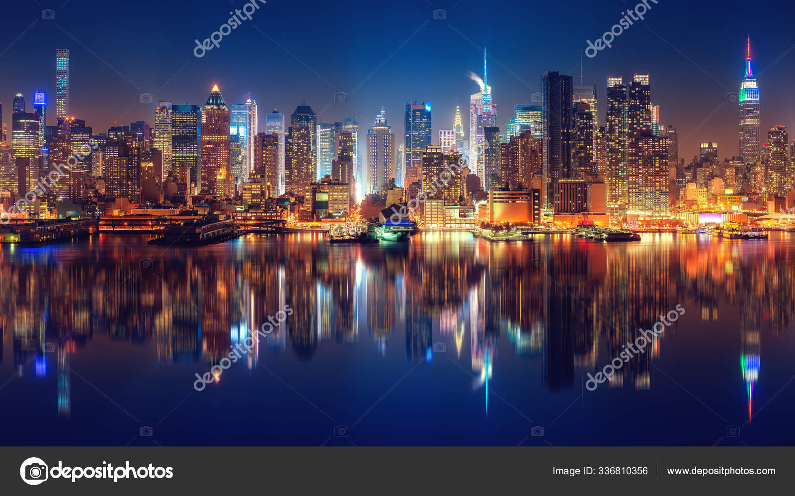 美国纽约州曼哈顿夜景全景 图库照片 C Panthermediaseller 美国纽约州曼哈顿夜景全景 图库照片 C Panthermediaseller