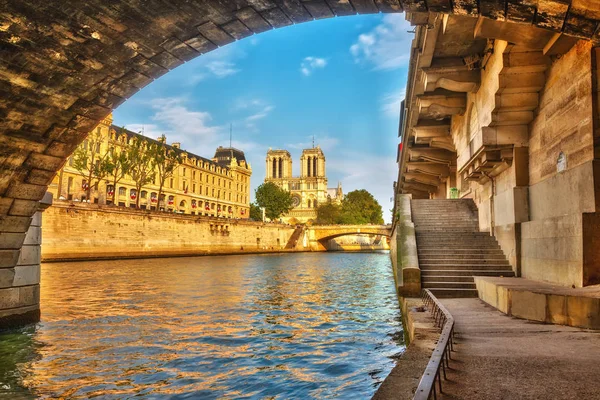 Siene River Notre Dame Paris Paris France — Stock Photo, Image