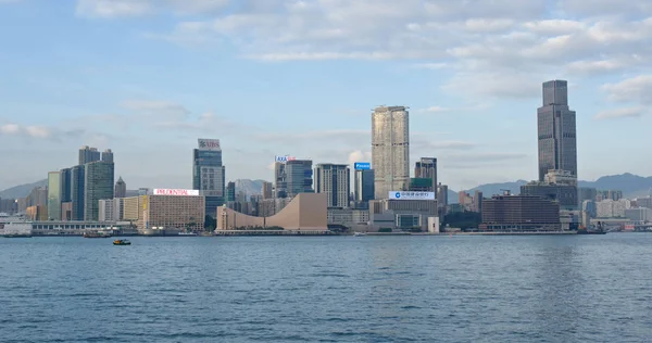 Tsim Sha Tsui Hong Kong December 2018 Victoria Harbor — Stock Photo, Image