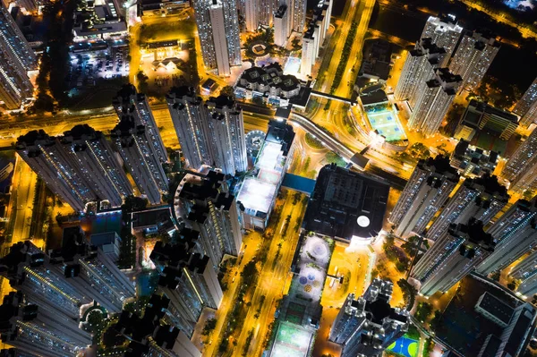 Tin Shui Wai Hongkong Oktober 2018 Hong Kong City Natten — Stockfoto