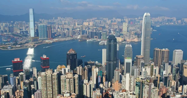Victoria Peak Hong Kong November 2018 Hong Kong Stadsbild — Stockfoto