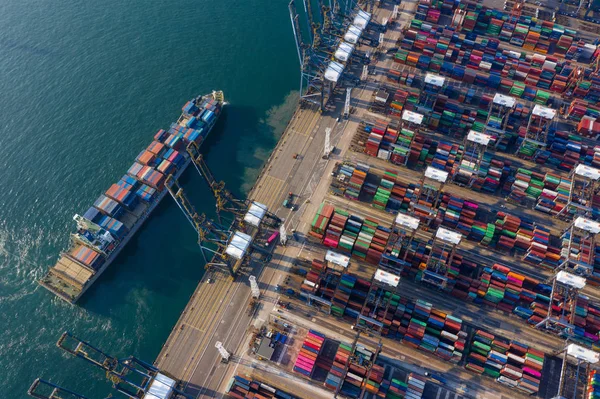 Kwai Tsing Hong Kong Février 2019 Kwai Tsing Container Terminals — Photo