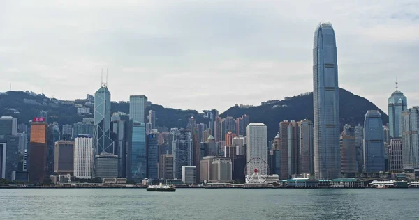 Victoria Harbour Hong Kong November 2018 Hong Kong Urbana Staden — Stockfoto