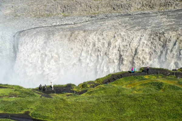 2017年7月23日 アイスランドで最も強力な滝はデトフォスです ジョクルサ川の北東部アイスランド国立公園内に位置しています ジョクルサ フジョルム — ストック写真