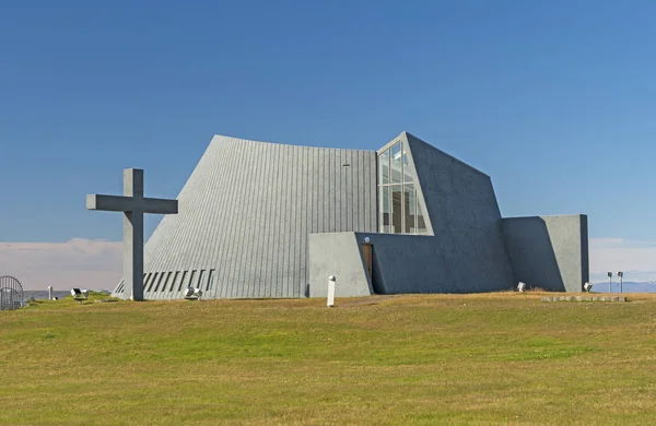 Blonduos Izlanda Uzak Kuzey Ayırt Edici Kilise — Stok fotoğraf