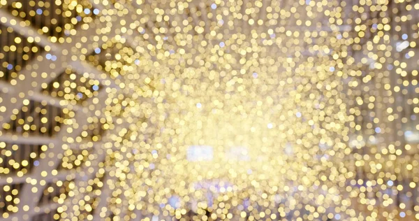 Bokeh Ouro Brilhante Natal — Fotografia de Stock