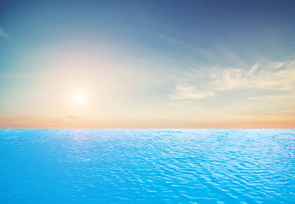 海日落天堂美丽的自然 — 图库照片