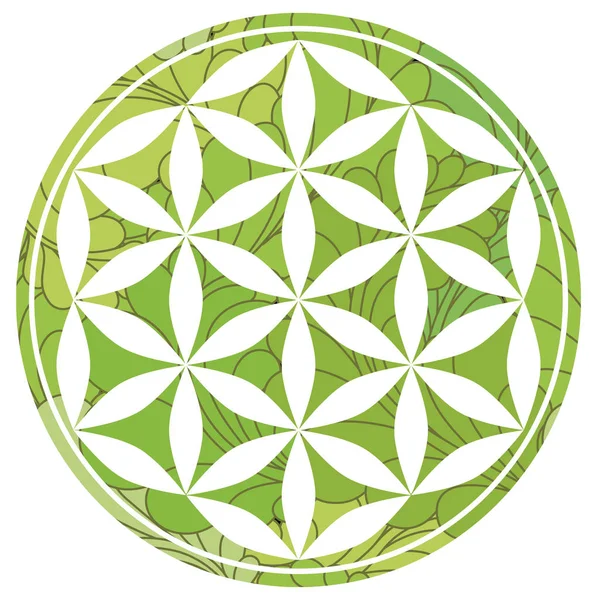Arte Mandala Ilustración Espiritual Simétrica — Foto de Stock