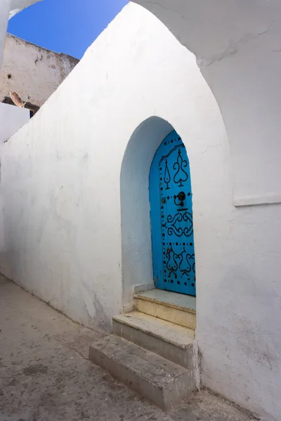 Вид Входу Будинку Старій Алеї Медіні Тунісі Туніс — стокове фото