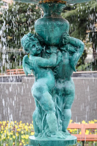 Angel Figures Water Fountains — Stock Photo, Image