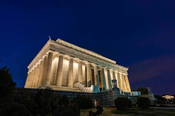 Здание Мемориала Линкольна Вашингтоне Округ Колумбия — стоковое фото