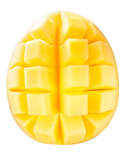 Mango Fruit Mangifera Indica Cube Styled Top View — Stock Photo, Image