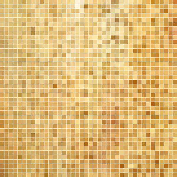 Abstract Square Pixel Mosaic Background Yellow — ストック写真