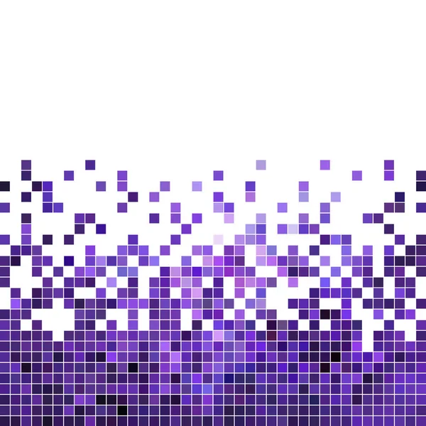 Abstracte Vierkante Pixel Mozaïek Achtergrond Violet — Stockfoto