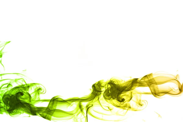 Abstrakte Rauchgrafik Auf Weißem Hintergrund — Stockfoto