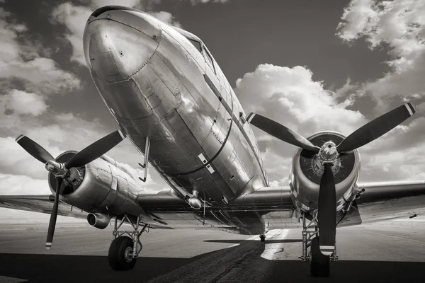 Historická Letadla Dráze — Stock fotografie