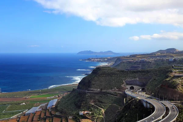大加那利亚拥有发达的公路网 — 图库照片
