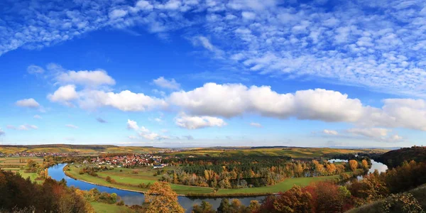 Volkach Ett Välkänt Vinodlingsområde Tyskland Bayern Franken — Stockfoto