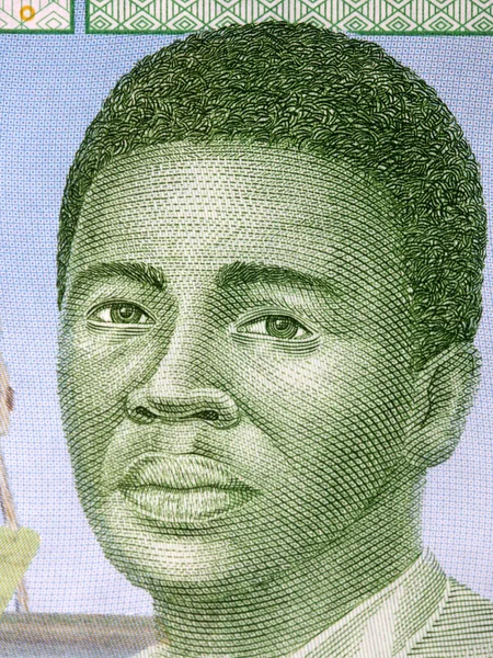 Африканський Чоловік Портрет Центральноафриканських Грошей — стокове фото