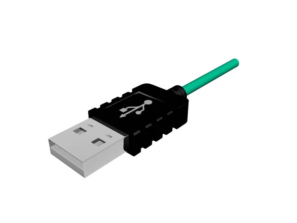 Usb Connector Data Transmission — Stock Photo, Image