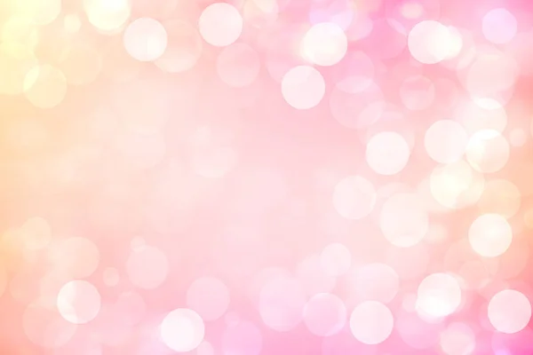 Праздничная Абстрактная Оранжево Розовая Градиентная Фоновая Текстура Отшлифованными Сверкающими Кругами — стоковое фото