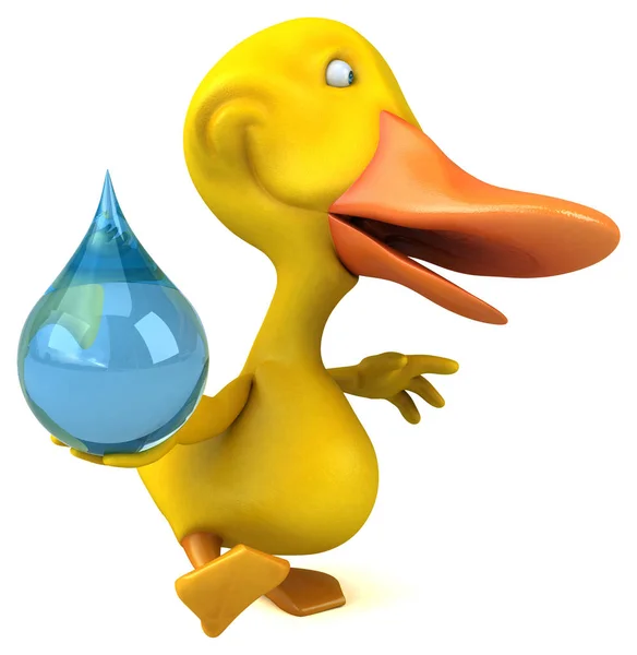 Fun Duck Illustratie — Stockfoto