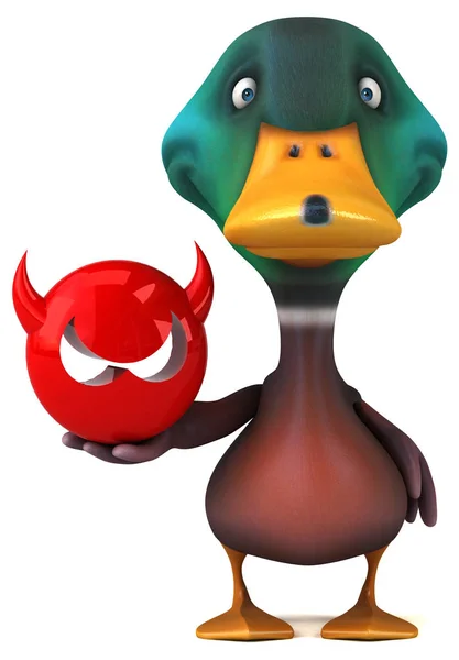 Fun duck - 3D Illustration