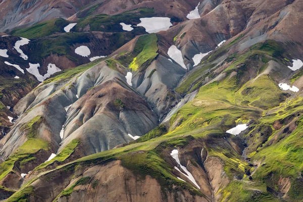 Volcanic mountains of Landmannalaugar in Fjallabak Nature Reserve. Iceland