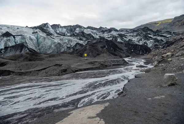 Vatnajokull氷河の一部であるSvinafellsjokull氷河 アイスランドのSkaftafel国立公園 — ストック写真