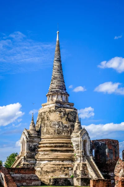Ayutthaya Tayland Daki Phra Sancak Tapınağı — Stok fotoğraf