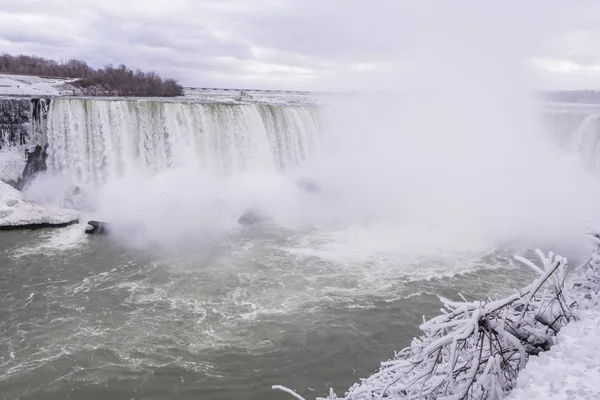 Kuzey Amerika Kanada Niagara Şelalelerinde Nalı Şelaleleri — Stok fotoğraf