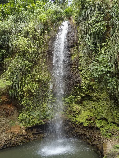 Saint Vincent Grenadyny Morzu Karaibskim Dark View Falls — Zdjęcie stockowe