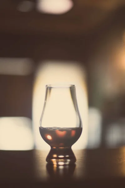 Close Shot Van Een Glencairn Whisky Glas — Stockfoto