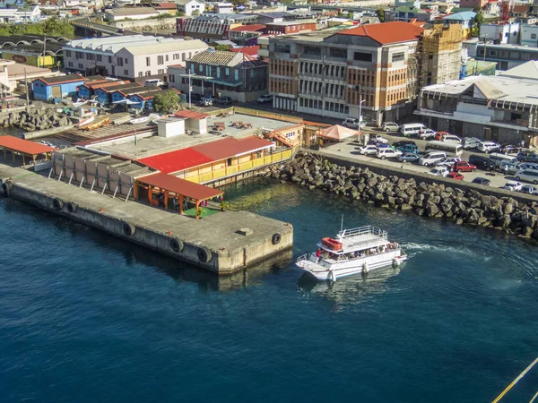 Dominique Ville Roseau Dans Mer Des Caraïbes — Photo