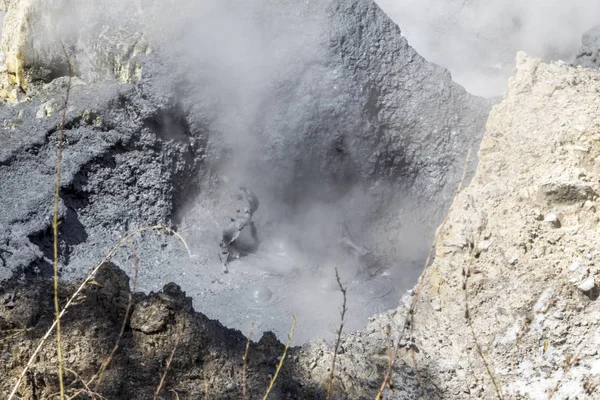 Lucia Soufriere Sulfur Springs Caribbean Sea — стоковое фото