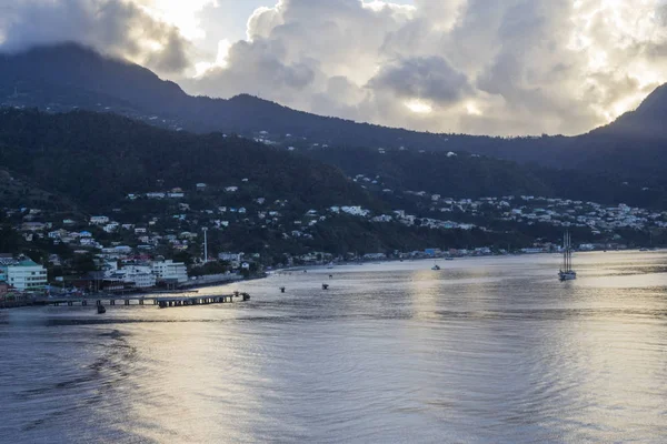 Dominica Cidade Roseau Mar Caribe — Fotografia de Stock