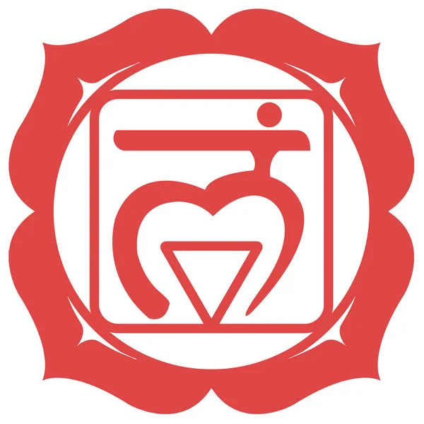 Ilustracja Sztuki Mandala Duchowe Symetryczne — Zdjęcie stockowe