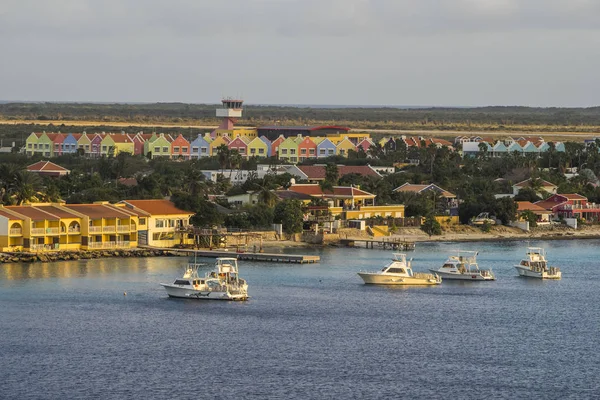 Karib Tenger Bonaire Kralendijk Kikötője Abc Szigeteken — Stock Fotó