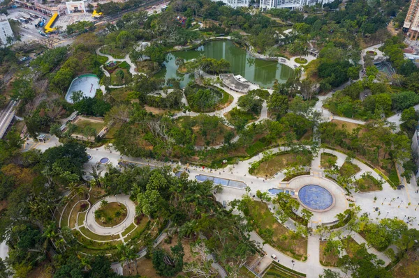 Tin Shui Wai Hong Kong February 2019 Garden Park Hong — Stock fotografie