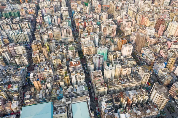 Sham Shui Hong Kong Março 2019 Vista Superior Cidade Hong — Fotografia de Stock