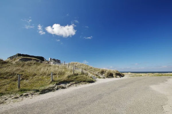 Julianadorp Aan Zee Strandslag Zandloper Панорамний Вид Північне Море Округ — стокове фото