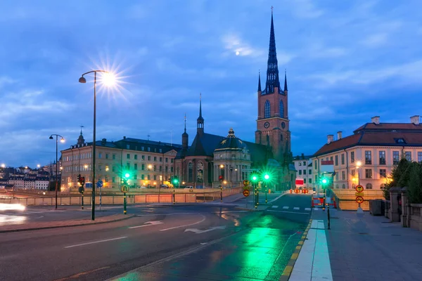 Риддархольмен Церковь Риддархольмен Гамла Стан Старый Город Стокгольме Столица Швеции — стоковое фото