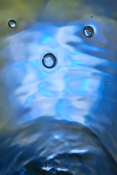 Farbige Leuchtdioden Stehen Unter Wasser — Stockfoto