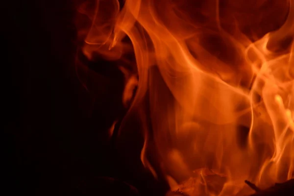 暖炉の火 ログ火災 コスタ ブランカ スペイン — ストック写真