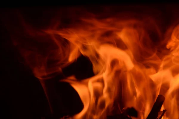 Fire in the fireplace, log fire, Costa Blanca, Spain