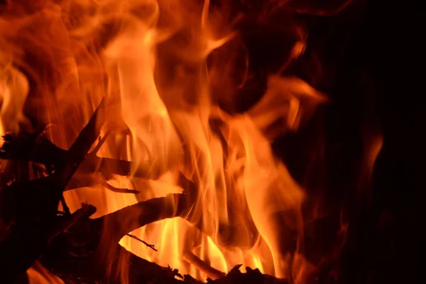 Fire in the fireplace, log fire, Costa Blanca, Spain