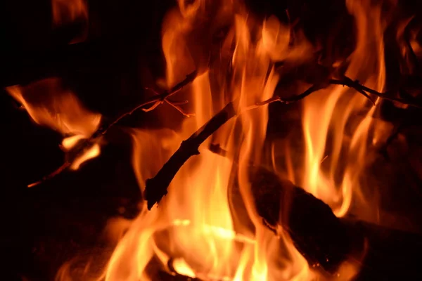 Fire in the fireplace, log fire, Costa Blanca, Spain