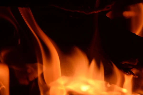 Fire in the fireplace, log fire, Costa Blanca, Spain